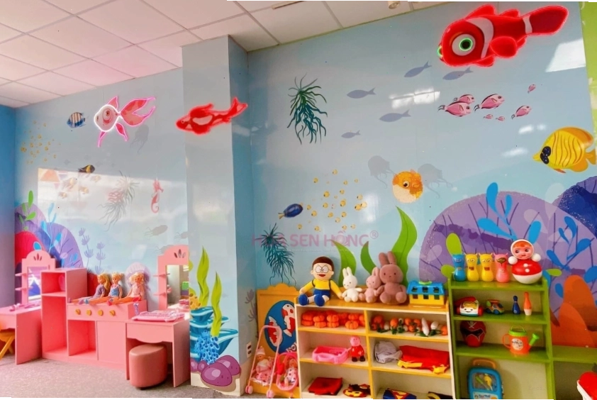Khu vui chơi trẻ em tại Thủ Dầu Một với nhiều trò chơi vận động