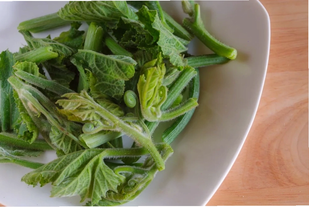 Lá bí đỏ có thể chế biến thành nhiều món ăn ngon
