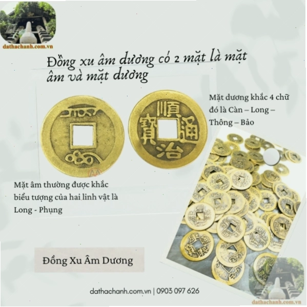 Mặt âm của đồng xu với hình ảnh và chữ chìm