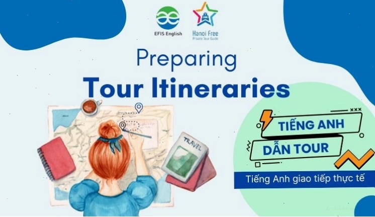 Minh họa các hoạt động trong một lịch trình du lịch