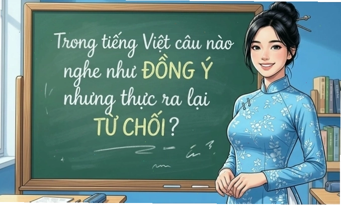 Minh họa cho câu hỏi về cách từ chối khéo léo trong giao tiếp
