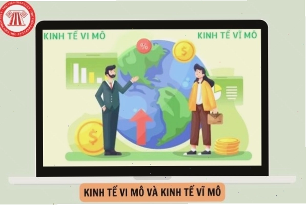 Minh họa điểm giống nhau và khác nhau giữa kinh tế vi mô và vĩ mô
