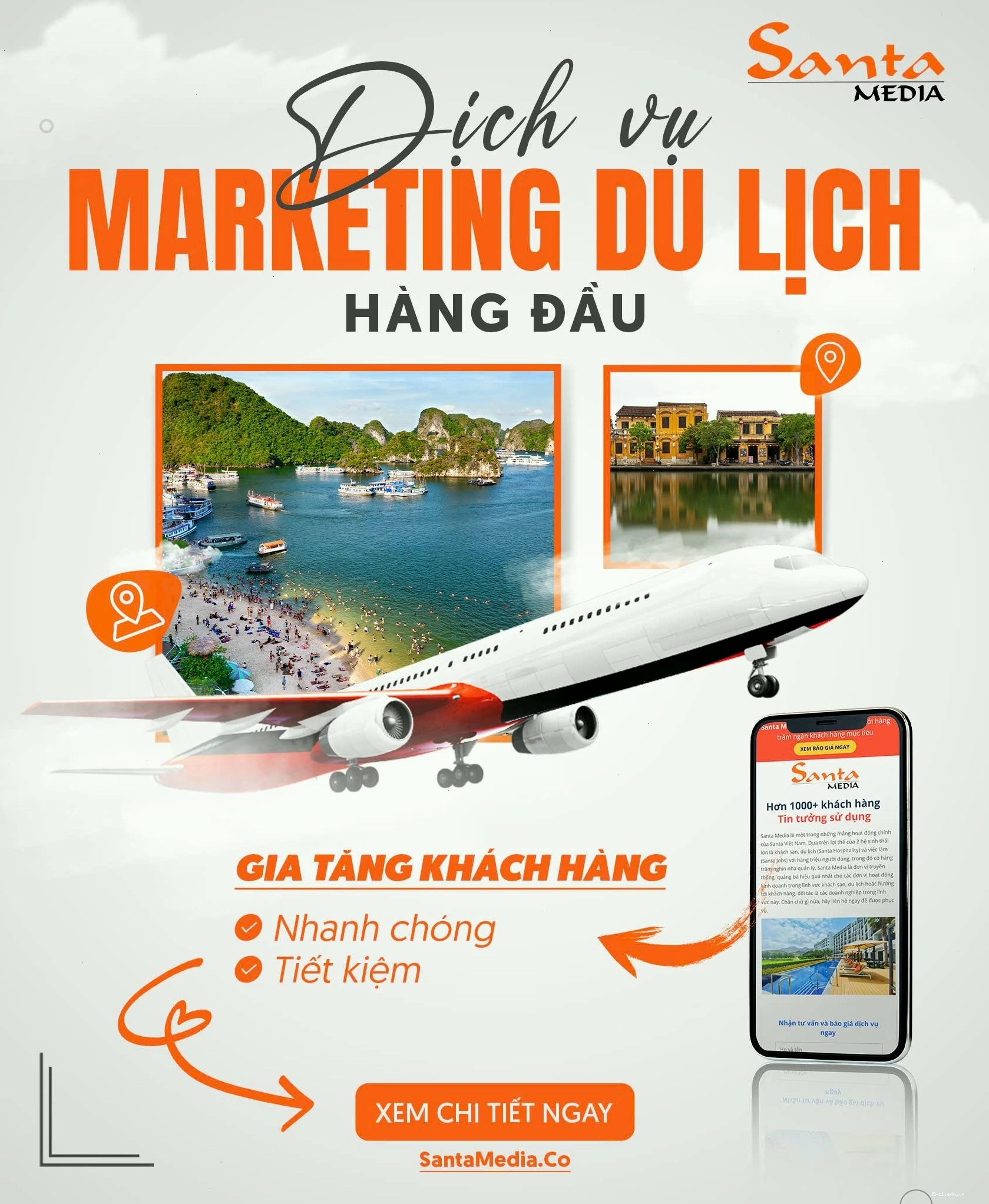 Minh họa khách sạn với các sự kiện lớn diễn ra xung quanh