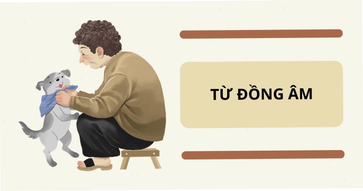 Minh họa khái niệm từ đồng âm và cách phân loại