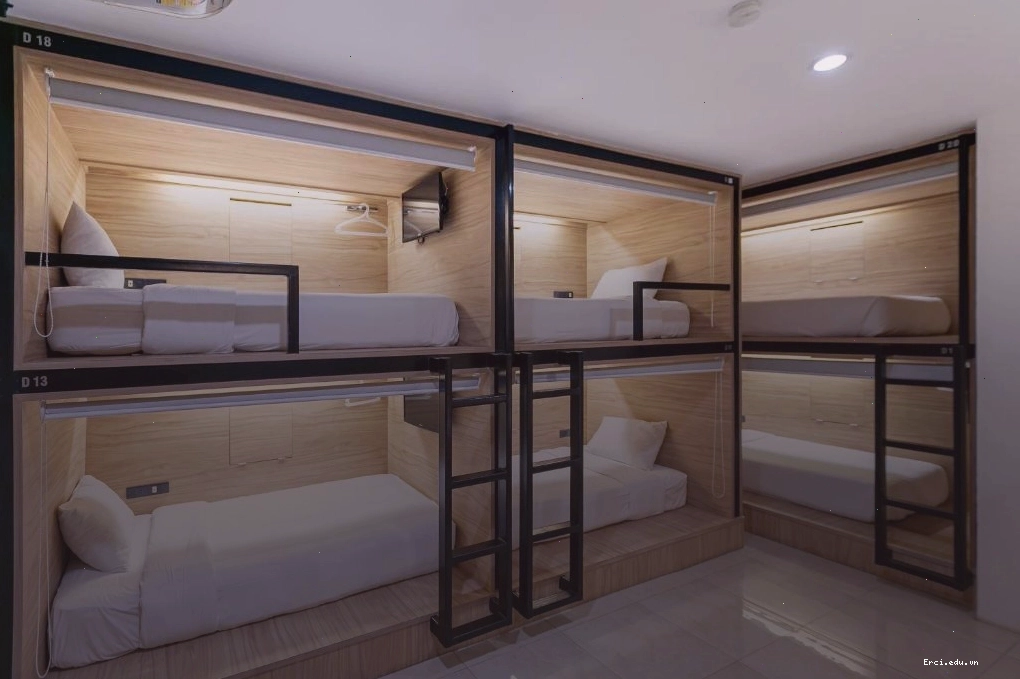 Mô hình thiết kế một youth hostel hiện đại