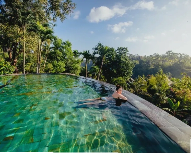 Một góc phòng đọc sách yên tĩnh tại khu nghỉ dưỡng retreat
