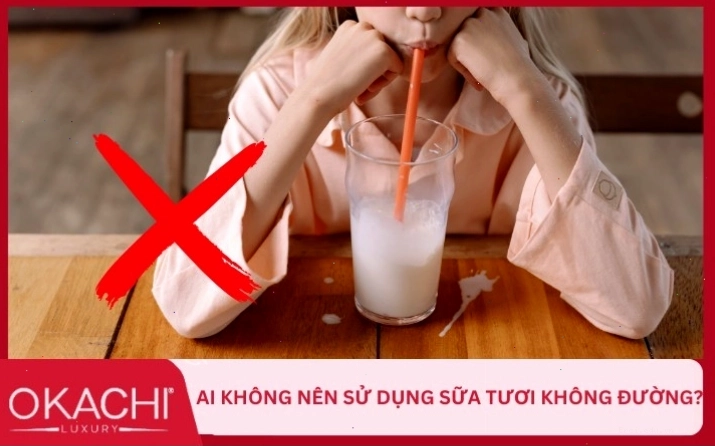 Một số nhóm người không nên sử dụng sữa tươi không đường