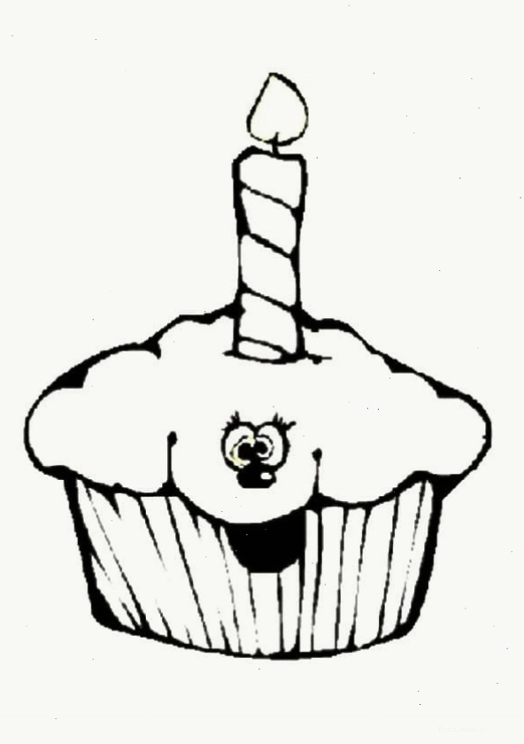 Nhiều chiếc bánh cupcake với các họa tiết vui nhộn
