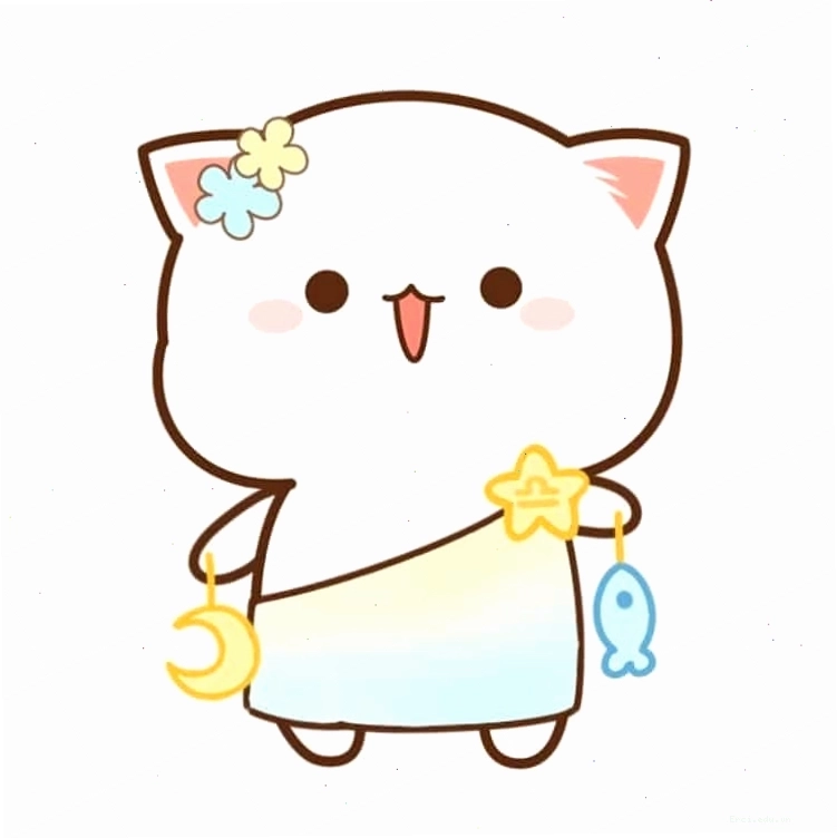 Nhiều hình vẽ cute đơn giản được sắp xếp cùng nhau