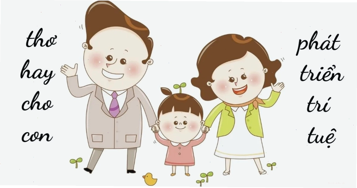 Những bài thơ hay cho trẻ em phát triển trí tuệ và cảm xúc