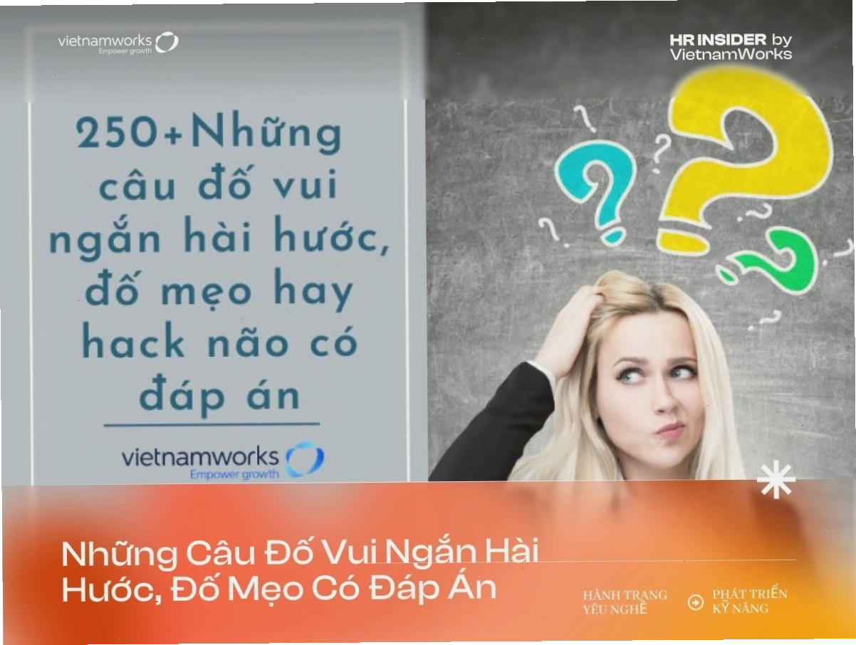 Những câu đố vui ngắn và hài hước