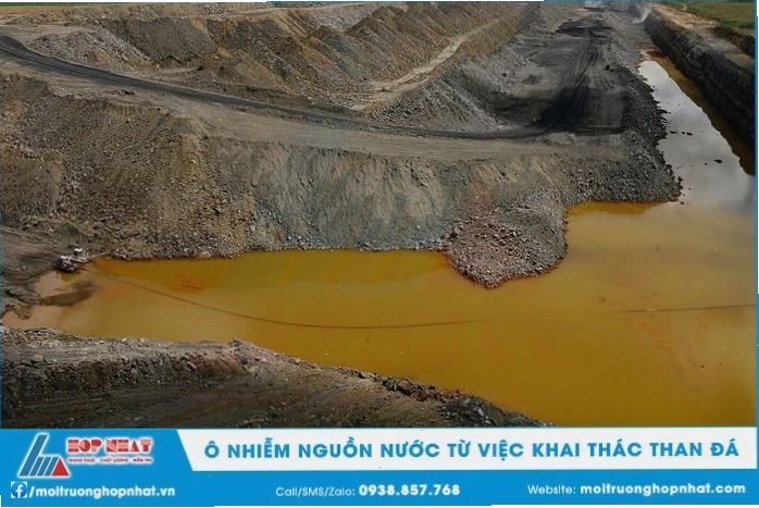 Ô nhiễm nguồn nước từ việc khai thác mỏ than