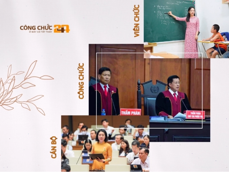 Phân biệt công chức với cán bộ và viên chức