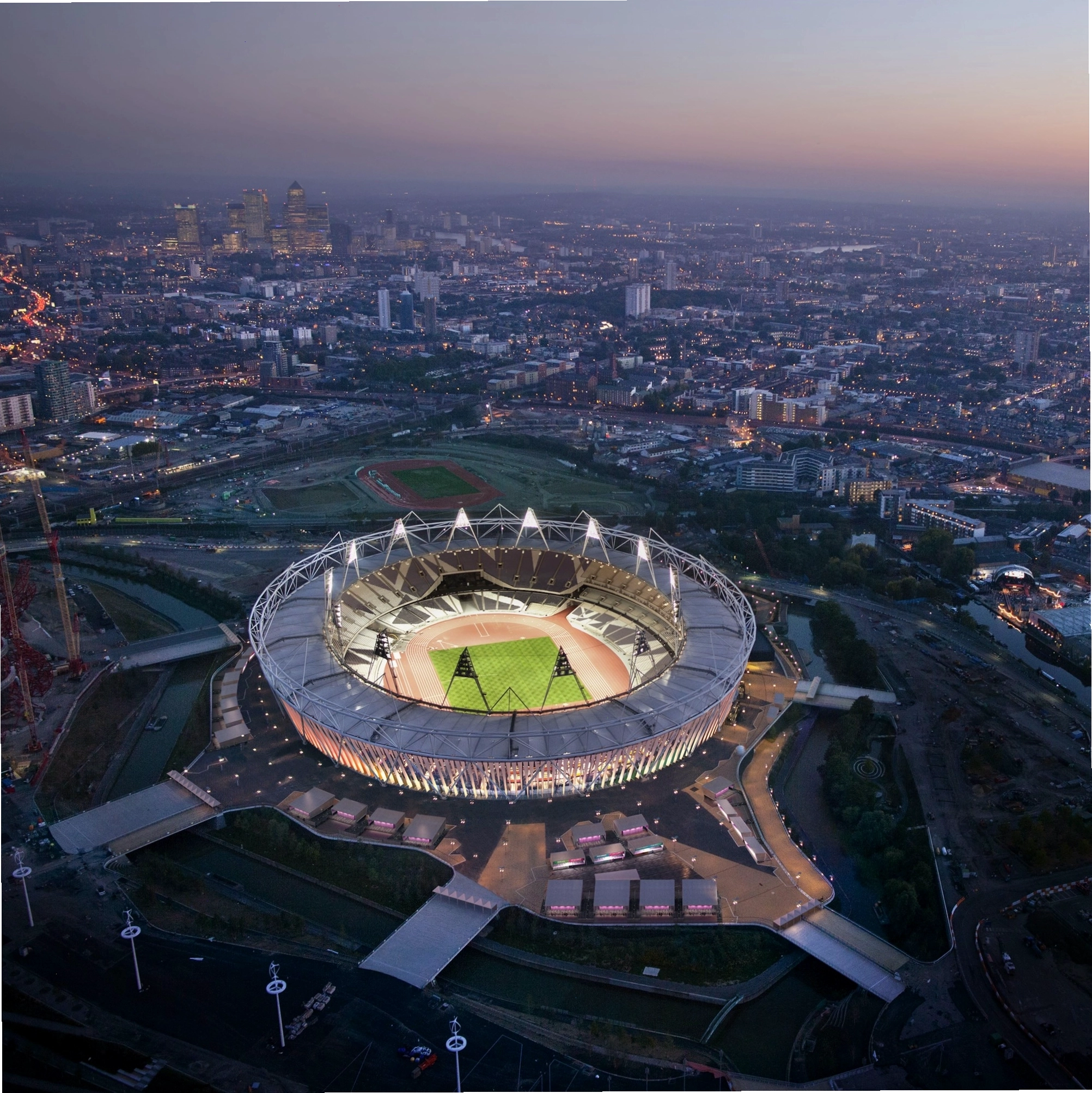 Sân vận động Olympic London nơi diễn ra nhiều sự kiện thể thao lớn