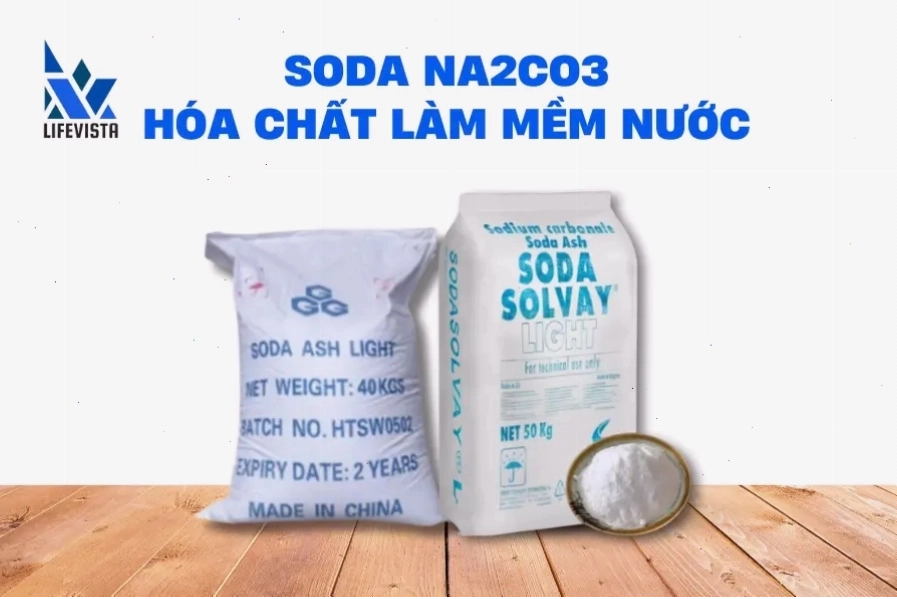 Sử dụng soda (natri cacbonat) để làm mềm nước cứng