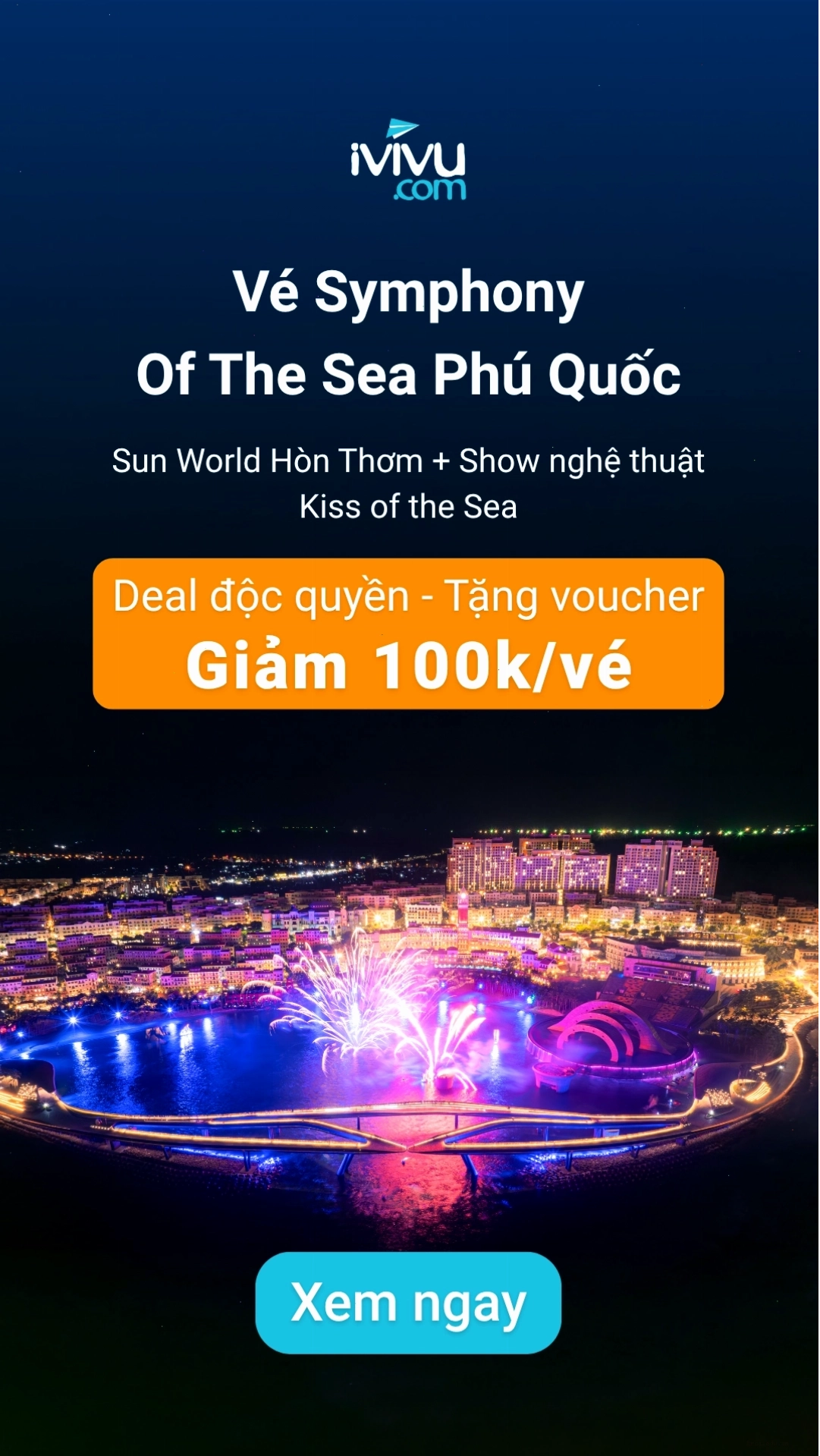 Tàu du lịch Symphony of the Seas neo đậu gần Melia Vinpearl Cam Ranh