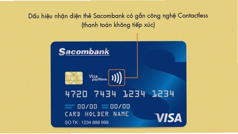 Thẻ contactless cho phép thanh toán nhanh chóng bằng cách chạm