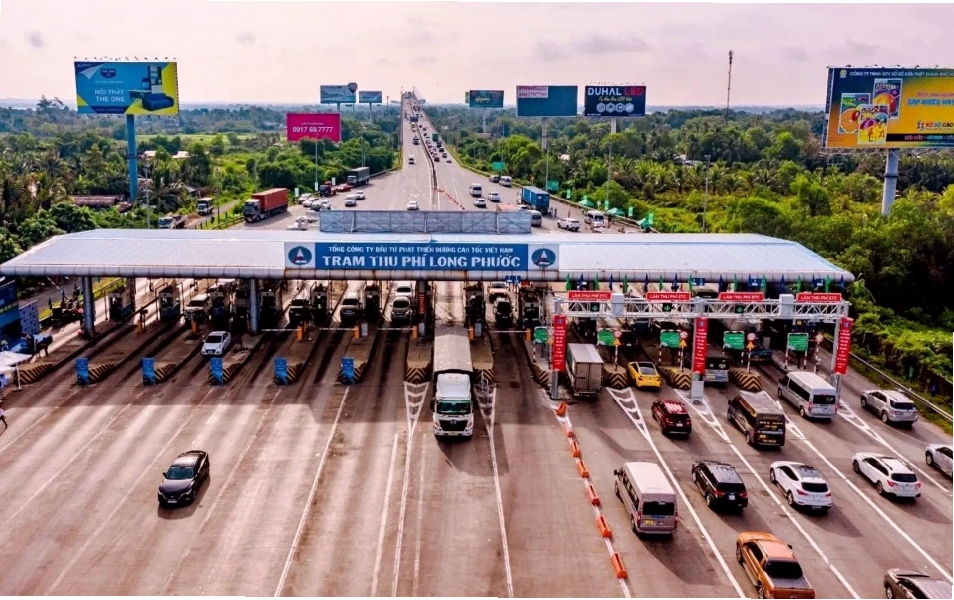 Thông tin về mức phí tại các trạm thu phí