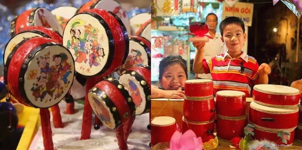 Tò he nhiều màu sắc