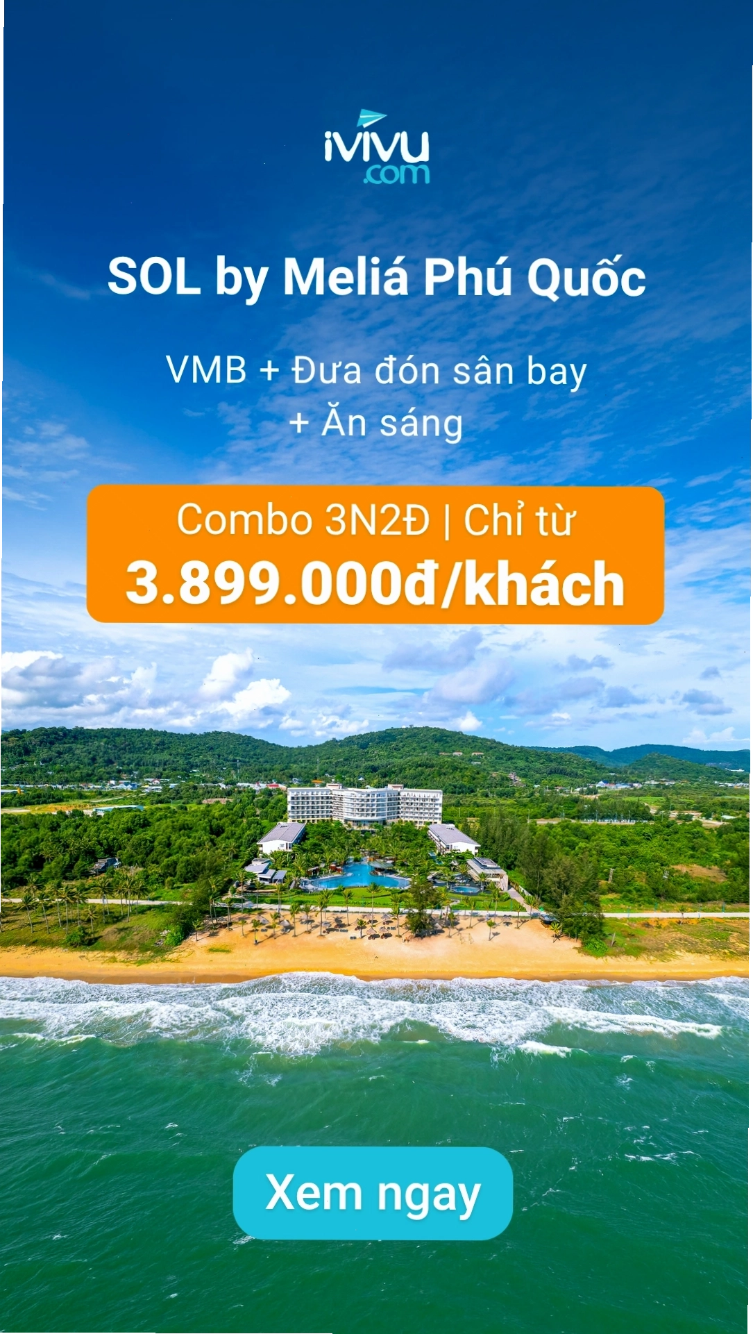 Tổng quan kiến trúc độc đáo của khách sạn SOL by Melia Phu Quoc