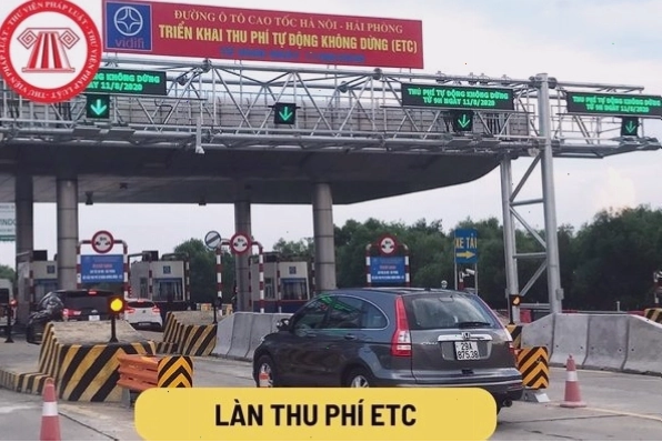 Trạm thu phí với làn ETC hiện đại