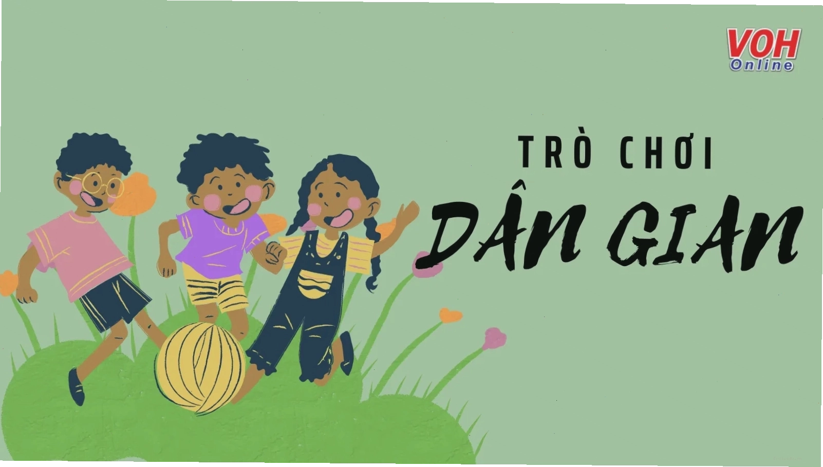Trẻ em chơi trò chơi dân gian