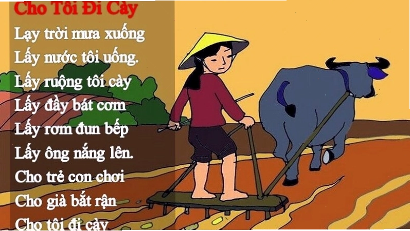 Trẻ em đang hào hứng lắng nghe bài đồng dao