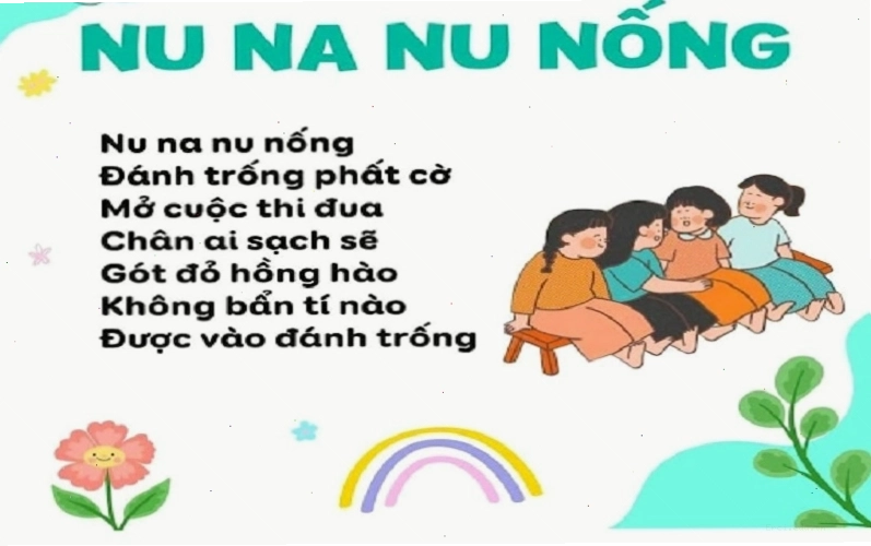 Trẻ em tham gia trò chơi Nu na nu nống