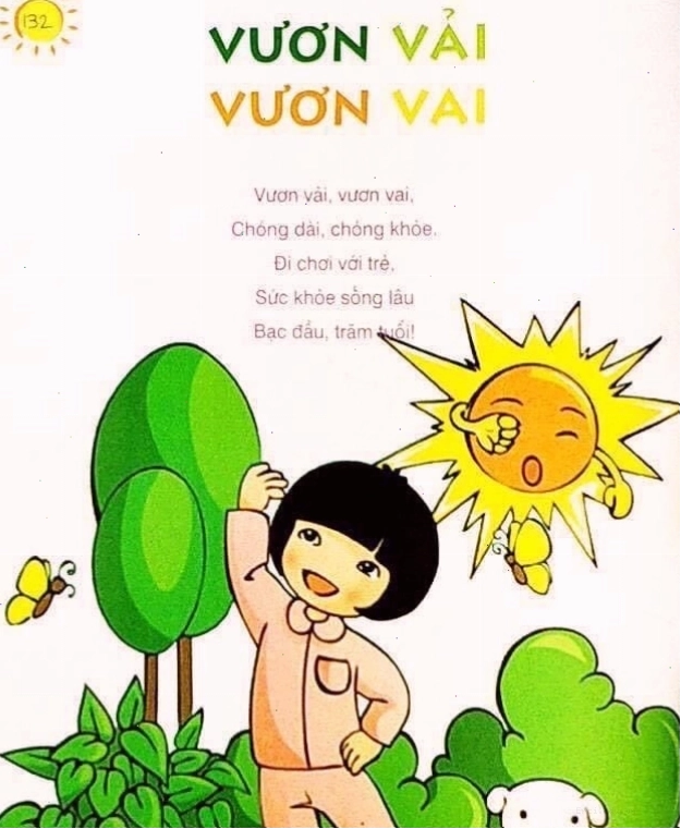 Trẻ em tụm lại hát đồng dao