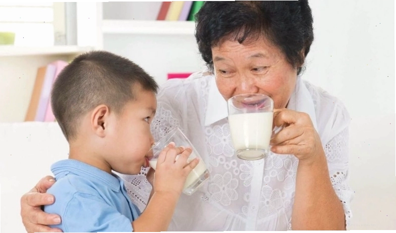 Trẻ em uống sữa bò và nguy cơ thiếu sắt