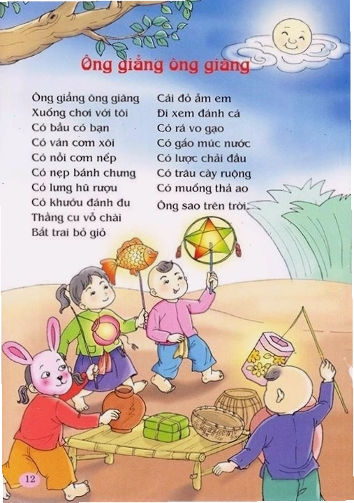 Trẻ em vui đùa cùng bài đồng dao