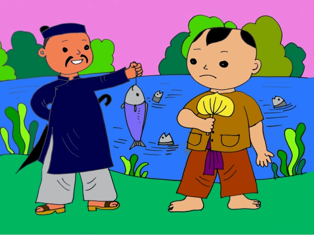Trẻ em vui đùa với bài đồng dao Dung dăng dung dẻ