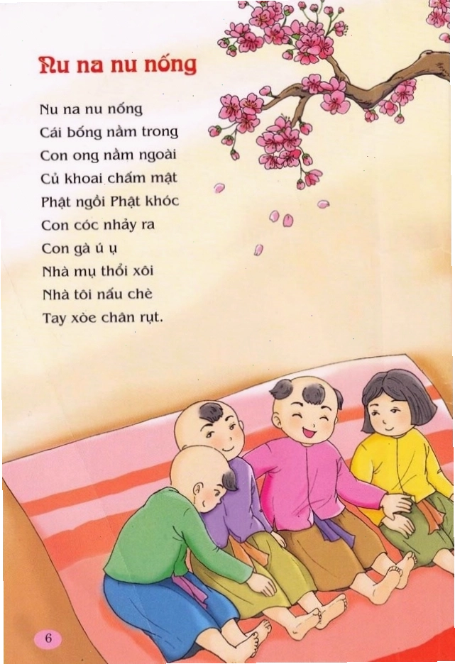 Trẻ em vui đùa với bài đồng dao Nu na nu nống