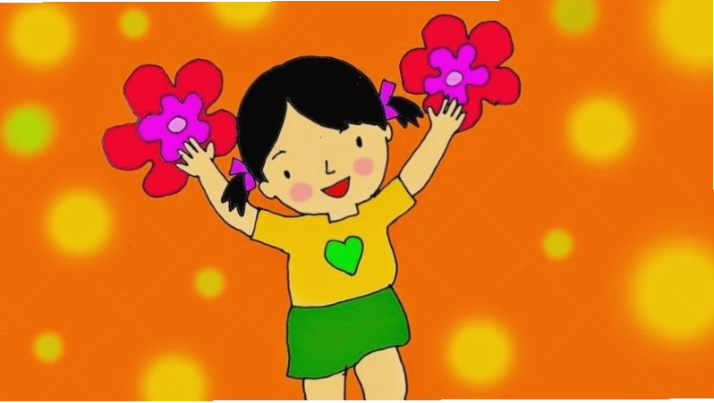 Trẻ em vui vẻ tham gia trò chơi đồng dao 