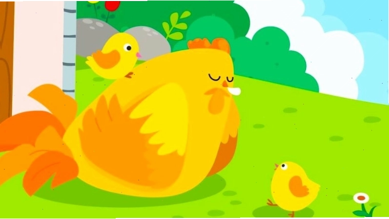 Trẻ em vui vẻ với bài hát Gà con giúp mẹ