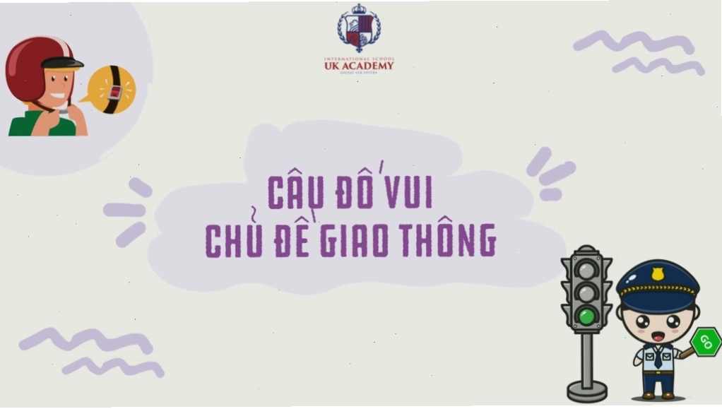 Trẻ học về an toàn giao thông qua câu đố