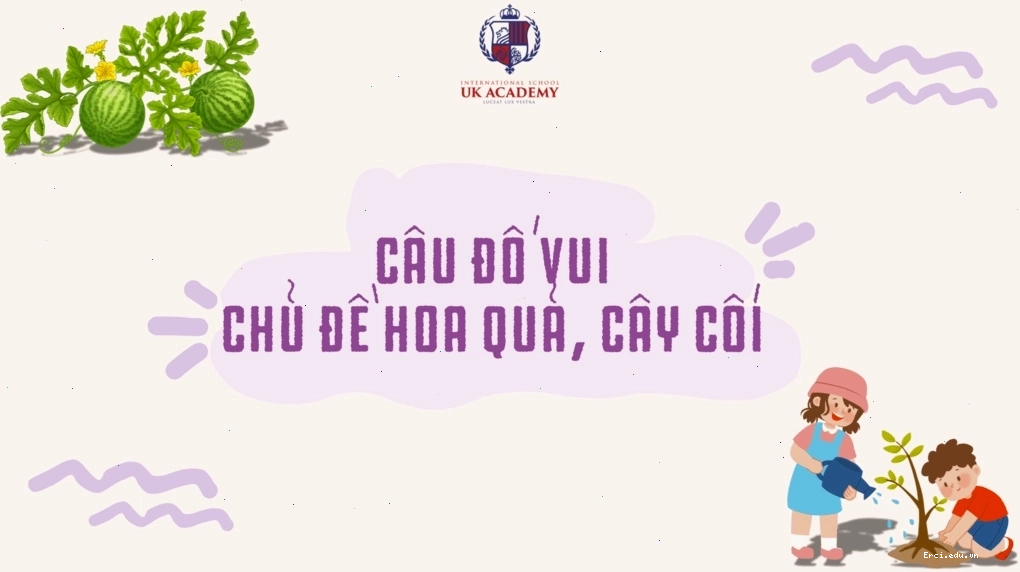 Trẻ khám phá thiên nhiên kỳ thú qua câu đố