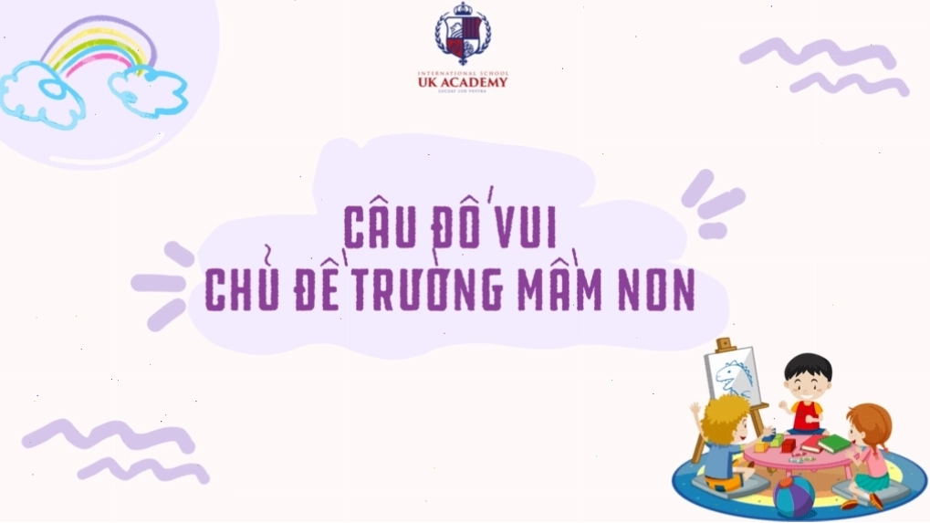 Trẻ mầm non được kích thích tư duy và sáng tạo qua câu đố