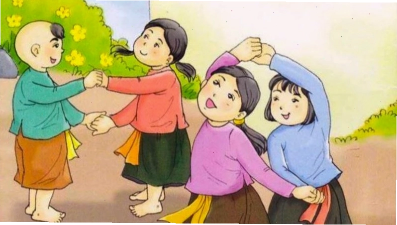 Trò chơi lộn cầu vồng với lời đồng dao vui nhộn