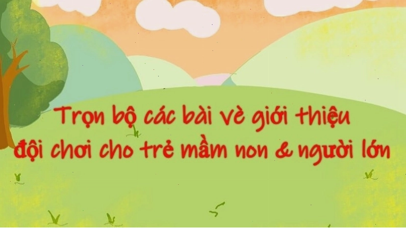 Trò chơi vận động theo đồng dao con ếch