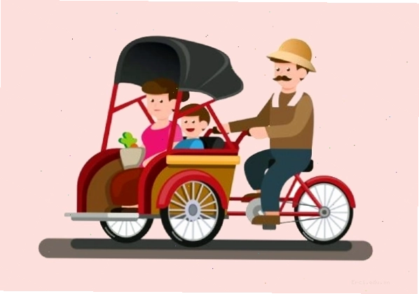 Xích lô cổ kính trên đường phố Hà Nội