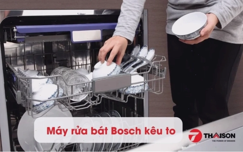 Nhận biết các loại tiếng ồn bất thường trên máy rửa bát Bosch