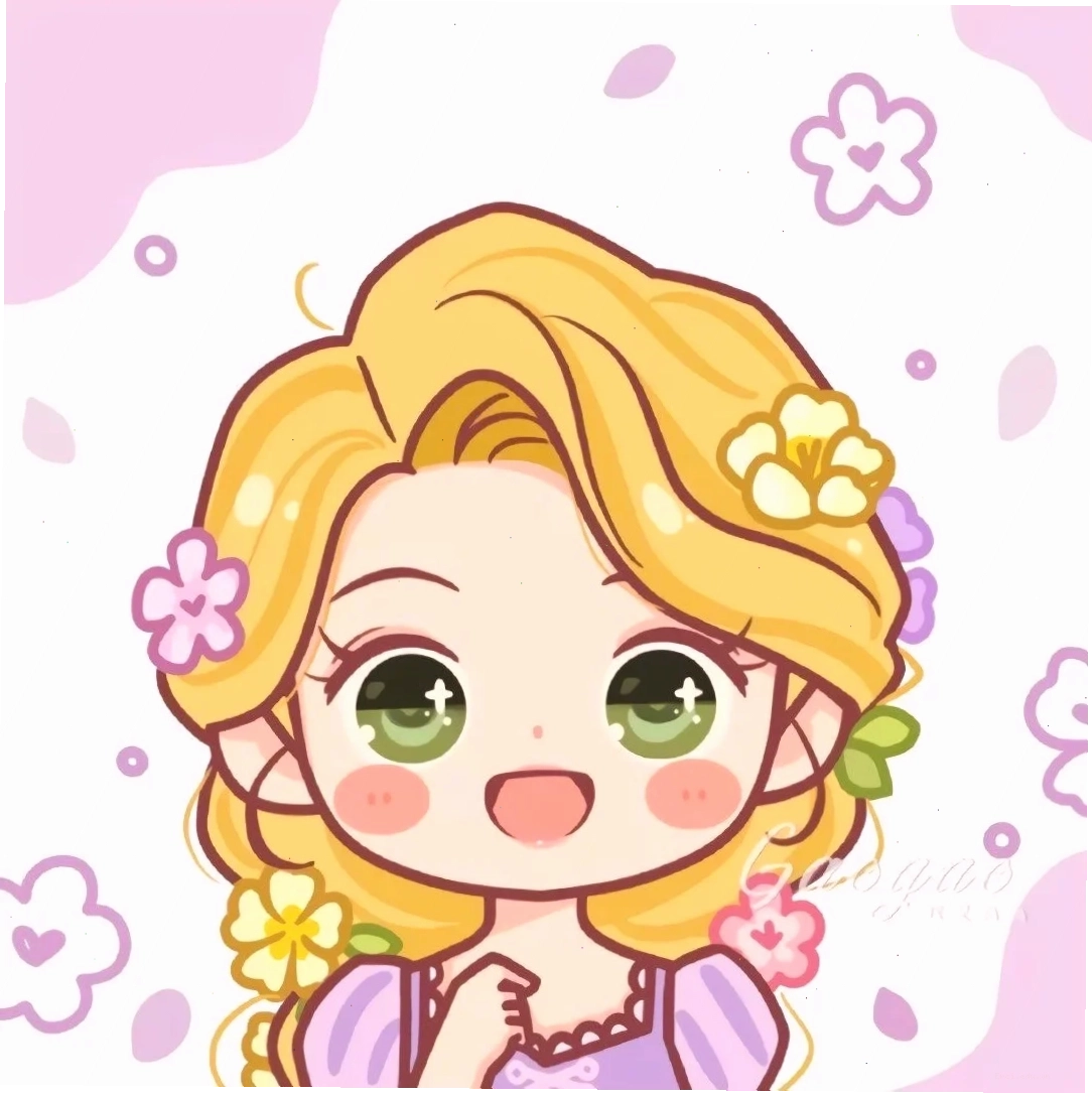 ảnh chibi công chúa anime dễ thương với đôi mắt to tròn