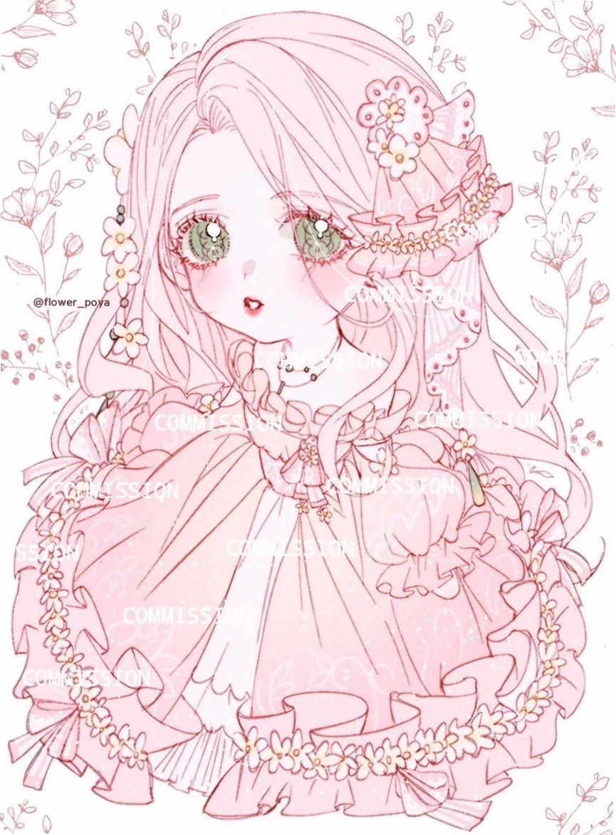 công chúa chibi anime đáng yêu