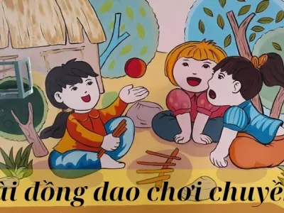Bài đồng dao chơi chuyền gắn kết tuổi thơ qua từng nhịp tay