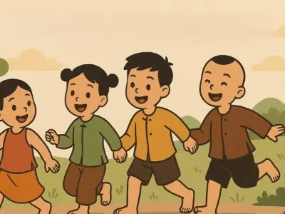 Bài đồng dao Rềnh rềnh ràng ràng vui nhộn cho bé