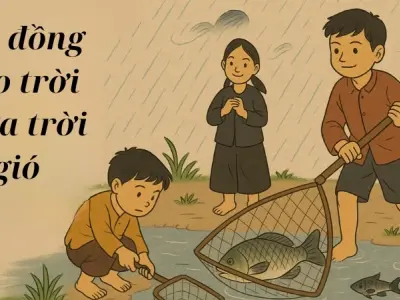 Tìm hiểu nội dung bài đồng dao Trời mưa trời gió