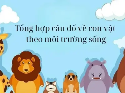 Tổng hợp câu đố về con vật theo môi trường sống - Có đáp án