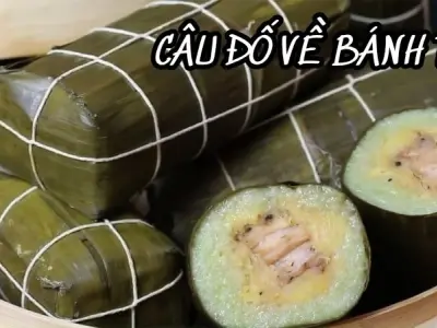 Những câu đố bánh tét ngắn gọn mà gói trọn trời xuân