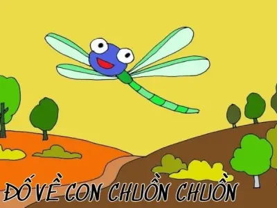 Tập làm thi sĩ với câu đố về chuồn chuồn cho thiếu nhi
